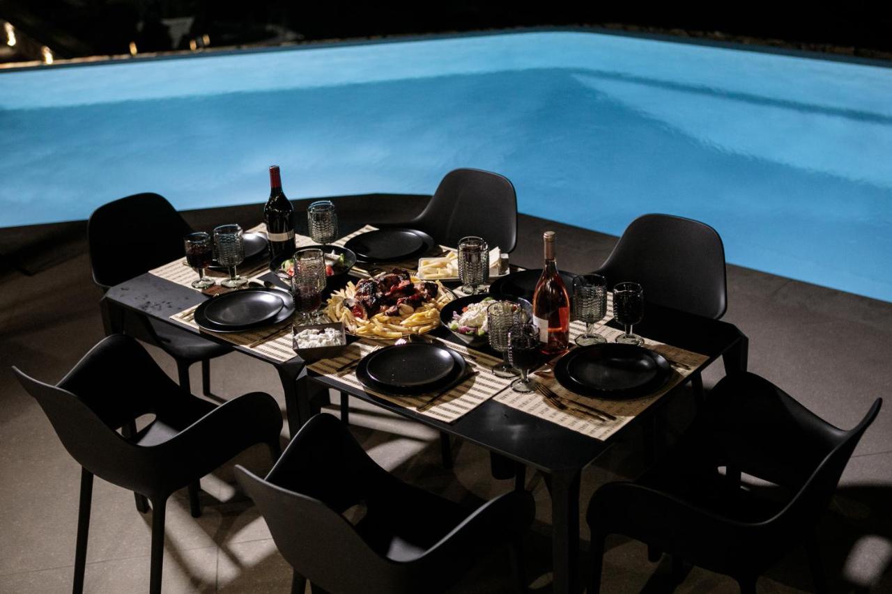 Wow Panoramic View Deluxe Villas Agkidia エクステリア 写真